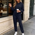 thumbnail image 1 of Kttectoa Jumpsuits for Women Hooded Zip up Jumpsuit Elastic Waist with Pockets Solid Trendy Athleisure Fall Winter Wear, 1 of 5
