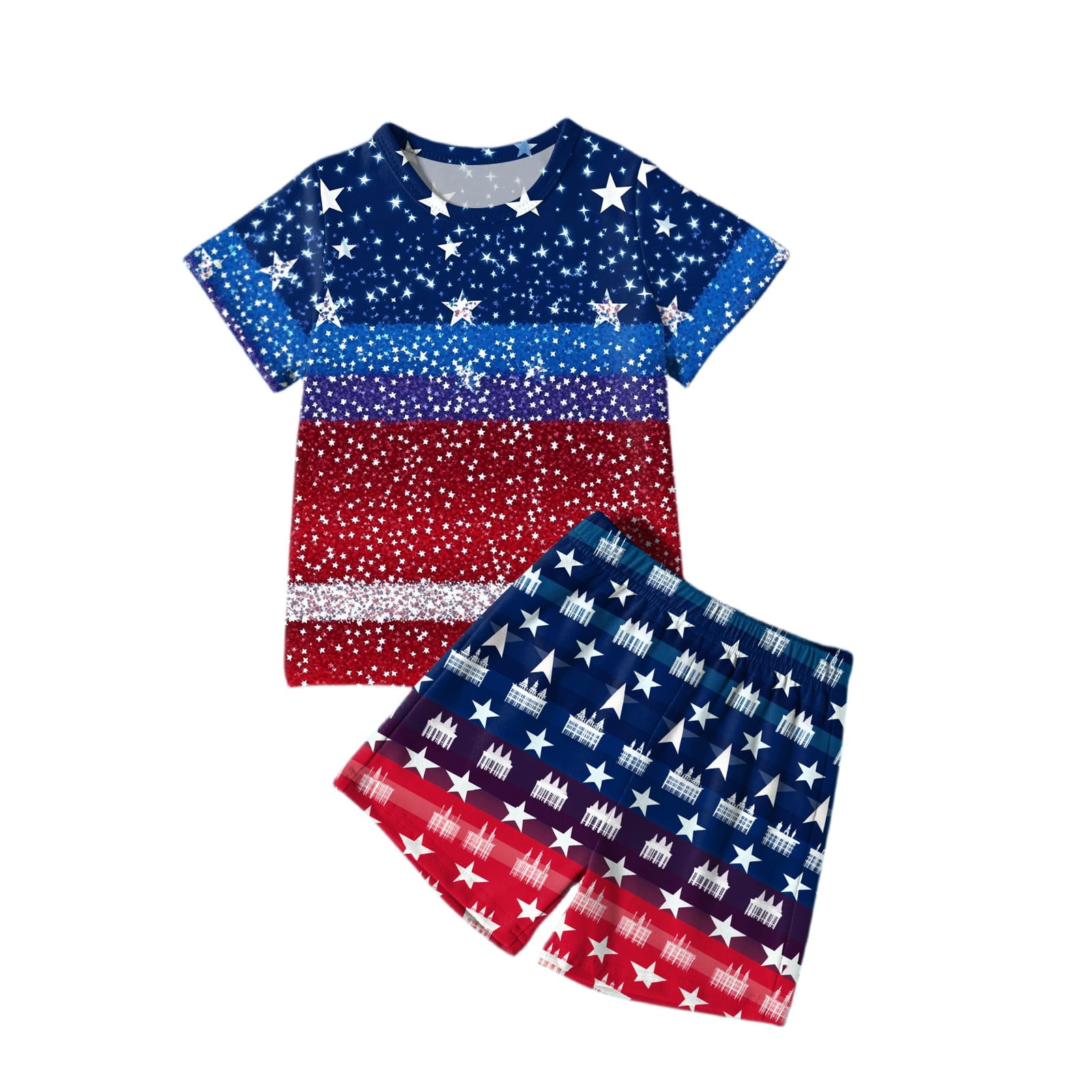 Independence Day Collection For Boy White/Green