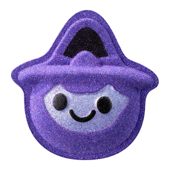 Ku0Kaa Halloween Shaped Bath Bomb, Witch Shape, Spooky Bath Fizzer for Warm Water Soak, Boo Basket, Party Favor, Bathroom Display, Autumn Self Care, Seasonal Gift and Halloween Bath Time