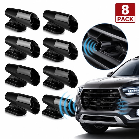 KuKeDi 8 Pack Deer Whistles for Vehicles, Car Deer Warning Whistle, Wind Activated Animal Alert Device