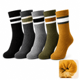 thumbnail image 1 of KuKeDi Thermal Crew Socks 5 Pairs, Warm Fleece Lined Cushioned Socks for Men and Women, 1 of 7