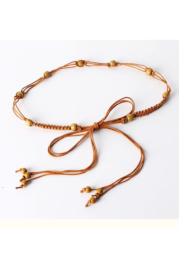 New Female Waistband Belts Thin Belt Simple Decoration Tie with Dress Long Waist Rope Knotted Vintage Dresses String Waist Chain