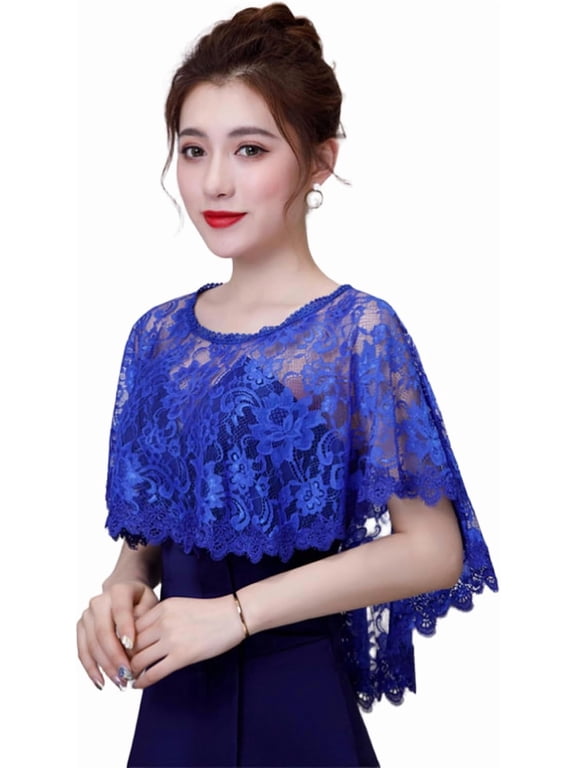 Bridal Lace Shawl Soft Tulle Evening Dress Shawl,Scarf Wedding Wraps Women Fashion Capes