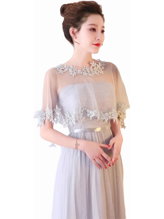 Women Elegant Lace Shawl and Wraps,for Evening Party/Wedding/Formal Shawl