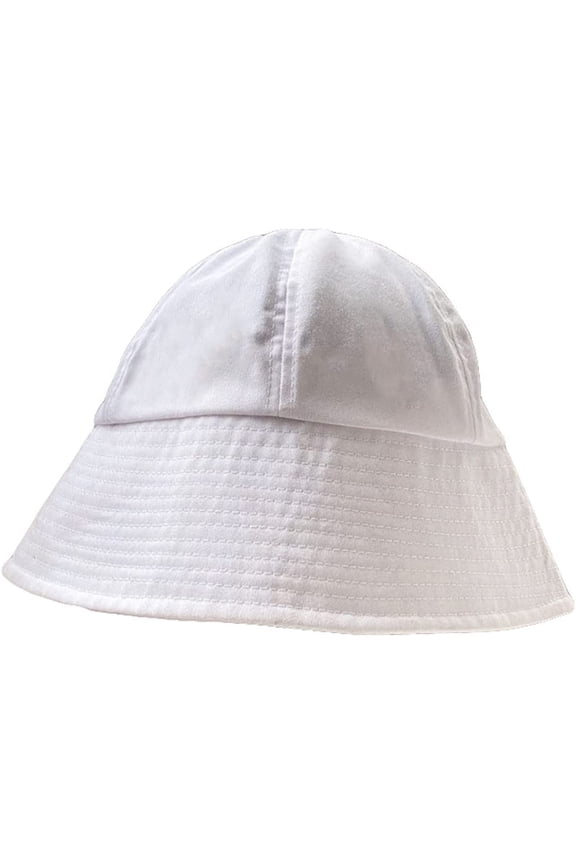 Women Summer Bucket Hat Pure Color Sunbonnet Fedoras Outdoor Fisherman Hat Beach Unisex Folding Cotton Basin Hat