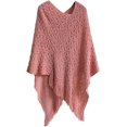 thumbnail image 1 of KuKuzhu Women's Pullover Cover Up Oversized Sweater Shawl Wraps Tassel Poncho Cape Knit Cardigan Wrap Shoulder Top Accessory, 1 of 6