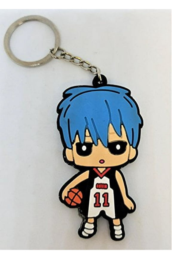 Basktetball Rubber Keychain 3" (Tetsuya)