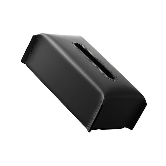 Kuahy PU Leather Tissue Box Rectangular Paper Towel Container Elegant Tissues Storage Case Refillable Napkin Dispenser
