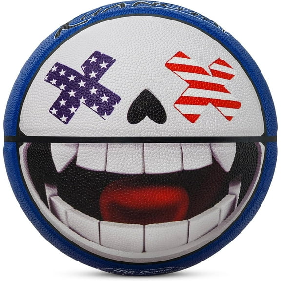 Kuangmi American Style Crazy Expression Basketball - Fun and Unique Design Suitable for All Ages