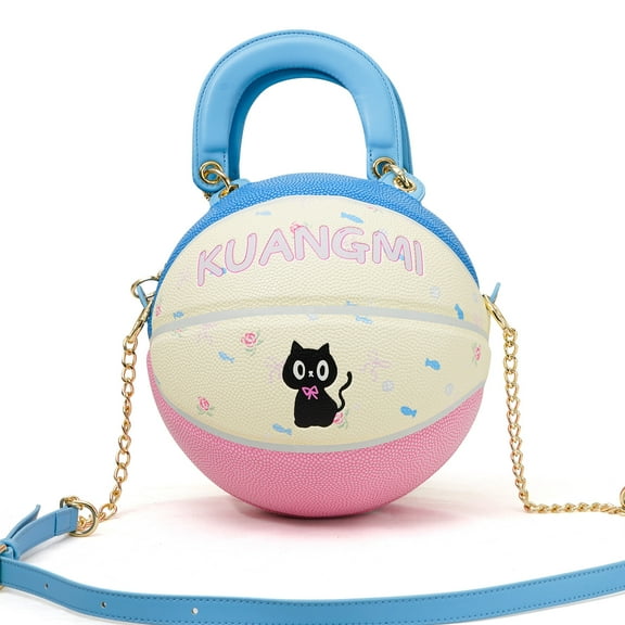 Kuangmi Cute Cat Basketball Handbag, Fashionable Gift Selection