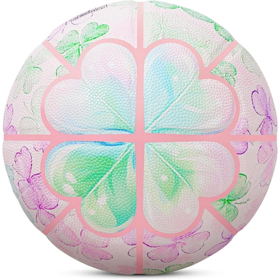Kuangmi Love Lucky Series Basketball, Official Size 7 (29.5 inches), Limited Edition Collector's Art Ball