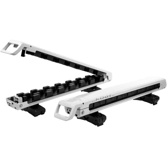 Kuat Grip 4 Ski/Snowboard Rack-Pearl, Sold as Pairs Pearl with Silver Anodize
