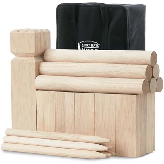 Kubb Game Set Kubbs Lawn Toss Games Includes Carry Bag$$Sport & Recreation Other