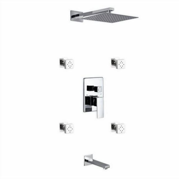 kube bath aqua piazza diverter tub and shower faucet with valve