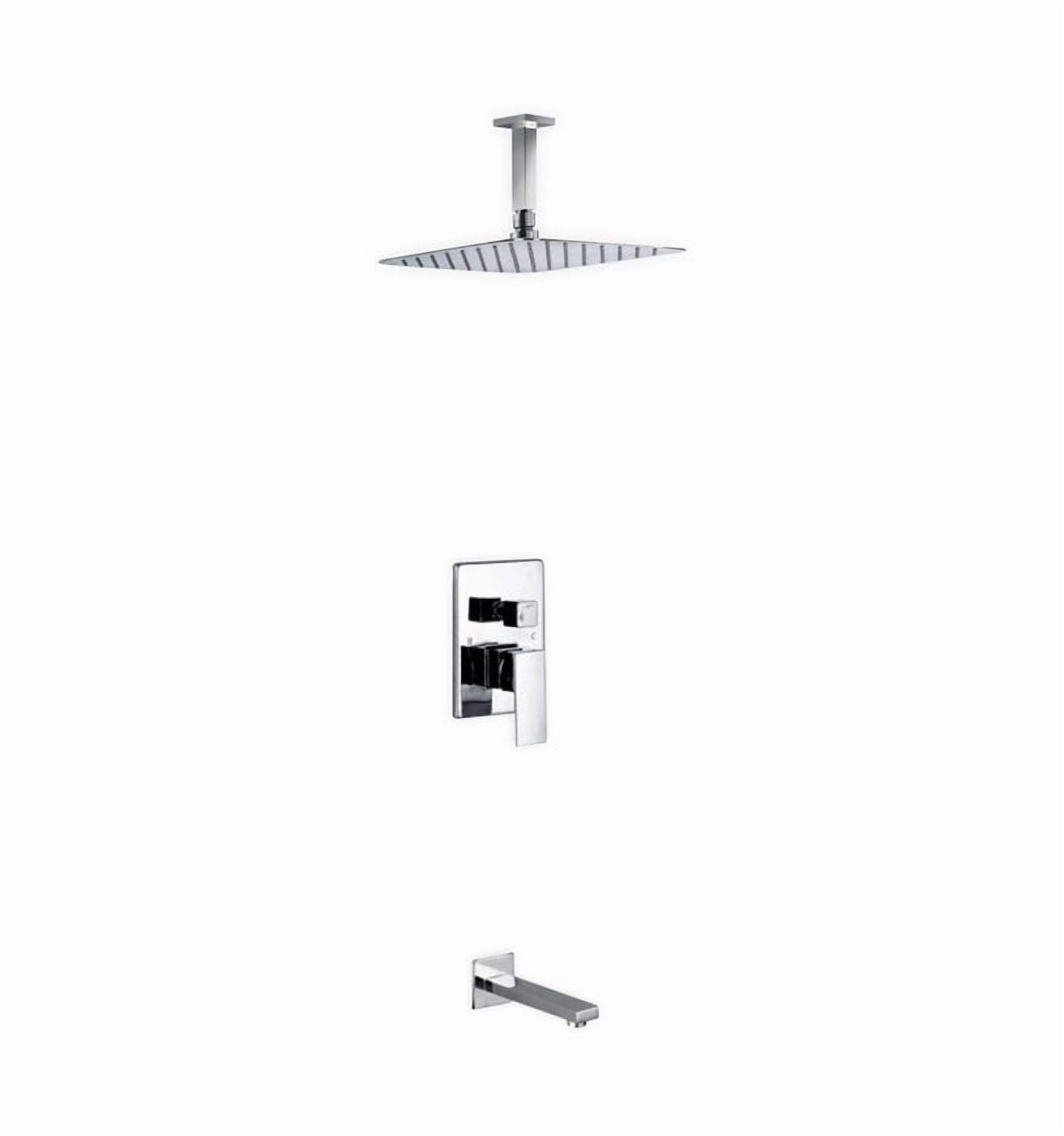 kube bath aqua piazza diverter tub and shower faucet with valve