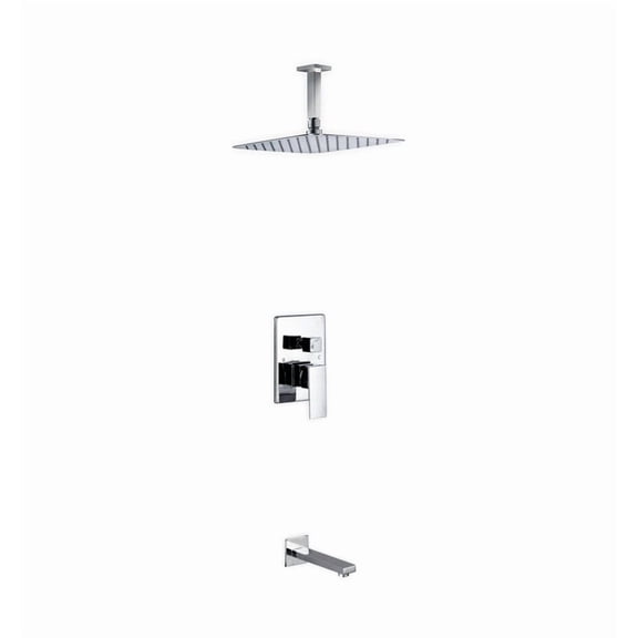 kube bath aqua piazza diverter tub and shower faucet with valve