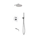 thumbnail image 1 of Kube Bath Aqua Rondo Diverter Complete Shower System with Metal Round Handle, 1 of 1