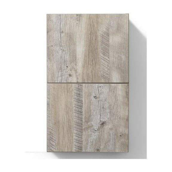 Kubebath 14" Wide by 24" High Linen Side Cabinet With One Door in Nature Wood Finish