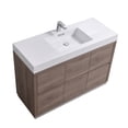 thumbnail image 1 of Bliss 48" Butternut Free Standing Modern Bathroom Vanity, 1 of 3