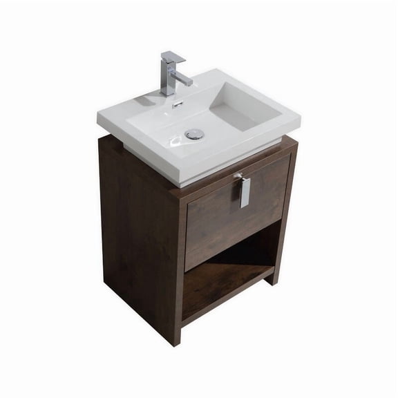Kube Bath  Levi 24-inch Single Sink Bathroom Vanity