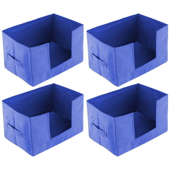 Kuber Industries 4 Pieces Large Capacity Space Saver Closet, Stackable and Foldable Saree, Clothes Storage Bag