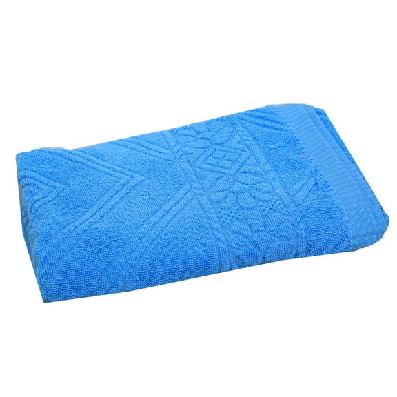 Kuber Industries Cotton Bath Towel 500 Gsm - Sky Blue (Pack Of 1)