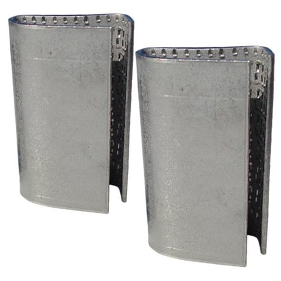 Kubinec 16mmSS 0.6 in. Open Serrated Seals for Extruded Polyester Strap, 1000 Per Case