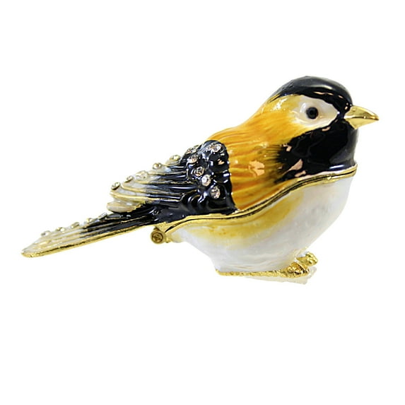 Kubla Craft Chickadee Box - One Hinged Box 1.5 Inch, Metal - Bird Hinged 61712