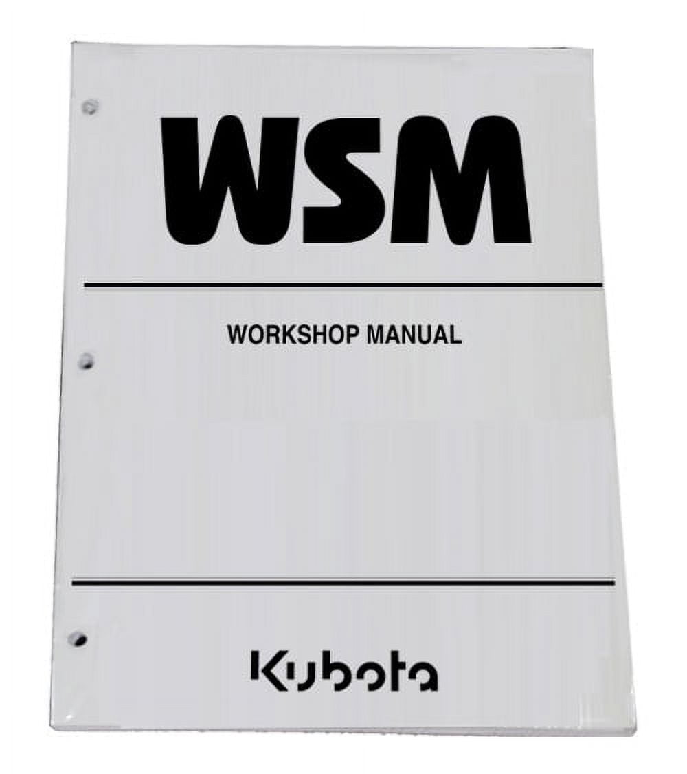Kubota Service Manual
