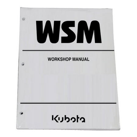 Kubota M95X, M105X, M125X Tractor Workshop Repair Service Manual - Part Number # 97897-13270