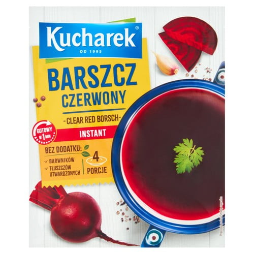 Kucharek Red Borsch Soup 48g, British Import (Pack of 2)
