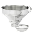 thumbnail image 1 of Kuchenprofi 18/10 Stainless Steel Funnel with Filter, 1 of 4