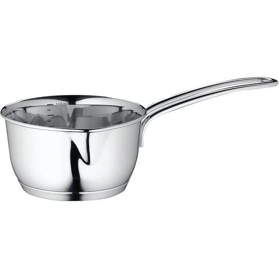 Kuchenprofi Stainless Steel Saucepan with Clad Bottom, 23-Ounce,Silver