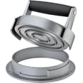 thumbnail image 1 of Küchenprofi Trio Hamburger Press Aluminum Burger Patty Maker Grey, 1 of 4