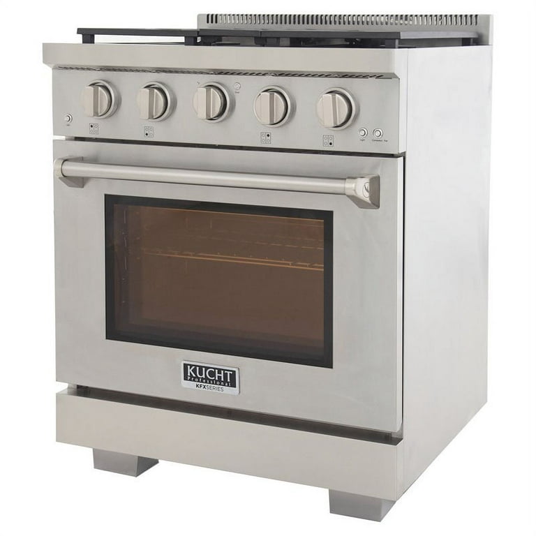 30 Stainless Steel Pro-Style Gas Range, PRGR34550SS