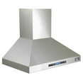 thumbnail image 1 of Kucht Professional 36" Modern Stainless Steel Wall Mounted Range Hood in Silver, 1 of 6