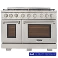 thumbnail image 1 of Professional 48-in Propane Gas Range in Stainless Steel with True Simmer Burners, 1 of 11