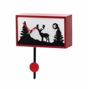 KuckuFrame Quartz Cuckoo Clock Wall Clock and Table Clock with Music Noble look with velour