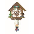 thumbnail image 1 of Kuckulino Black Forest Clock Black Forest House with quartz movement and cuckoo chime  TU 2006 SQ, 1 of 1