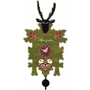 Kuckulino Black Forest Clock with quartz movement and cuckoo chime