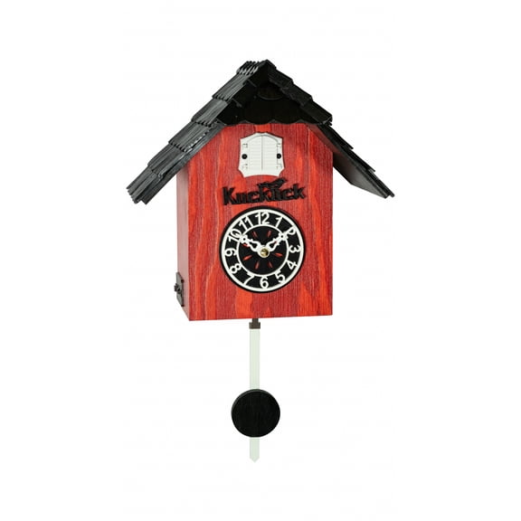 Kuckustyle Quartz wall clock and table clock Black forest house with music