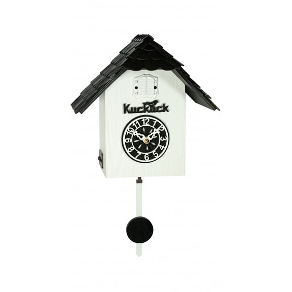 Kuckustyle Quartz wall clock and table clock Black forest house with music