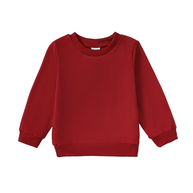 Pure Color Long Sleeve Round Neck Sweatshirt Pure Color Long Sleeve Round Neck Sweatshirt