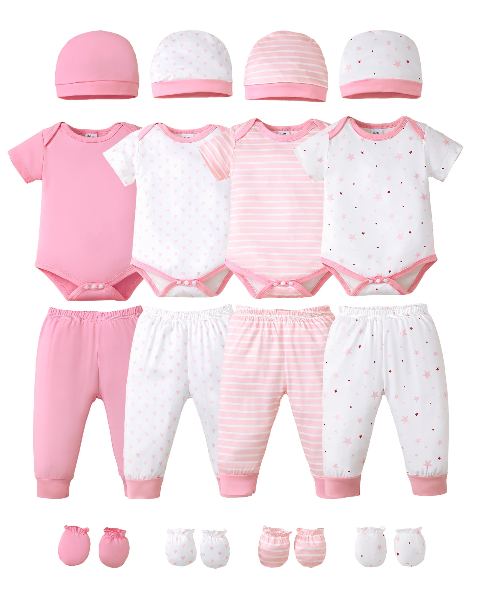 Set of 11 Baby Girls Clothes 0-3 Months