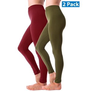 Kuda Moda 2-Pack Fleece-Lined Winter Thermal Leggings