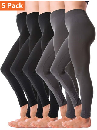  NEW YOUNG 3 Pack Plus Size Fleece Lined Leggings with