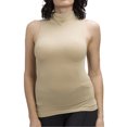 thumbnail image 1 of Kuda Moda Seamless Ribbed Mock Neck Body Shaping, Tank Blouses & Tops (Women's), 1 of 6