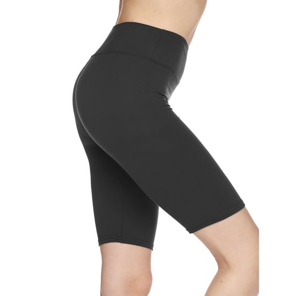 Kuda Moda Women 3 inch High Waist Bike Short Biker Shorts Ultra Soft Peach Skin Yoga Sports Legging Pants