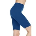 thumbnail image 1 of Kuda Moda Women 3 inch High Waist Bike Short Biker Shorts Ultra Soft Peach Skin Yoga Sports Legging Pants, 1 of 7