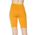 thumbnail image 1 of Kuda Moda Women 3 inch High Waist Bike Short Biker Shorts Ultra Soft Peach Skin Yoga Sports Legging Pants, 1 of 3